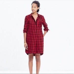 Madewell Buffalo Check Shirtdress